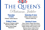 Graphic including Esher and Walton Jubilee Events